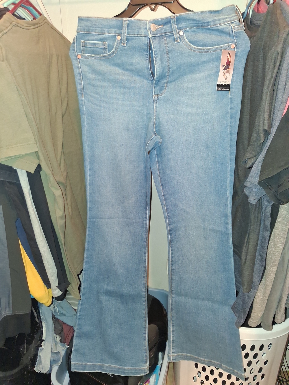 sofia by sofia vergara Light Blue Flare Jeans
